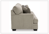 Gio Italia Seabrook 3-Seater Fabric Sofa