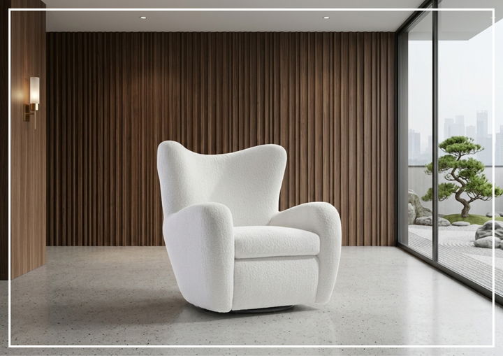 Silvi Fabric Swivel Chair | Tight Back | 360° Base | Bernhardt