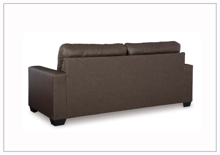 Gio Italia Bellagio Leather Sofa With Track Arms
