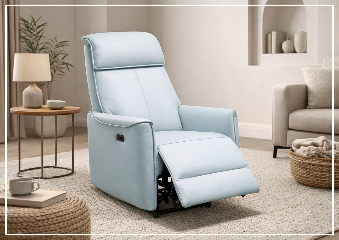 Klaussner Solaro Genuine Leather Reclining Chair