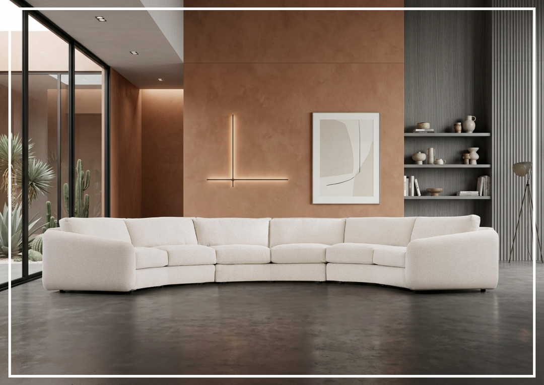 Soleil Fabric Sectional Sofa | Box Edge Pillows | Hidden Feet | Bernhardt-Jennihome