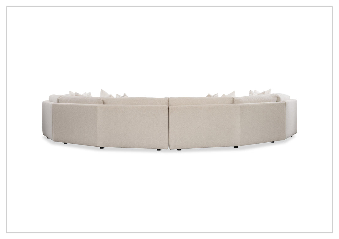 Soleil Fabric Sectional Sofa | Box Edge Pillows | Hidden Feet | Bernhardt-Jennihome