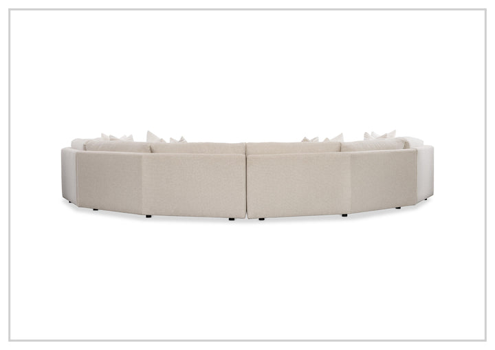 Soleil Fabric Sectional Sofa | Box Edge Pillows | Hidden Feet | Bernhardt-Jennihome