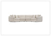 Soleil Fabric Sectional Sofa | Box Edge Pillows | Hidden Feet | Bernhardt-Jennihome