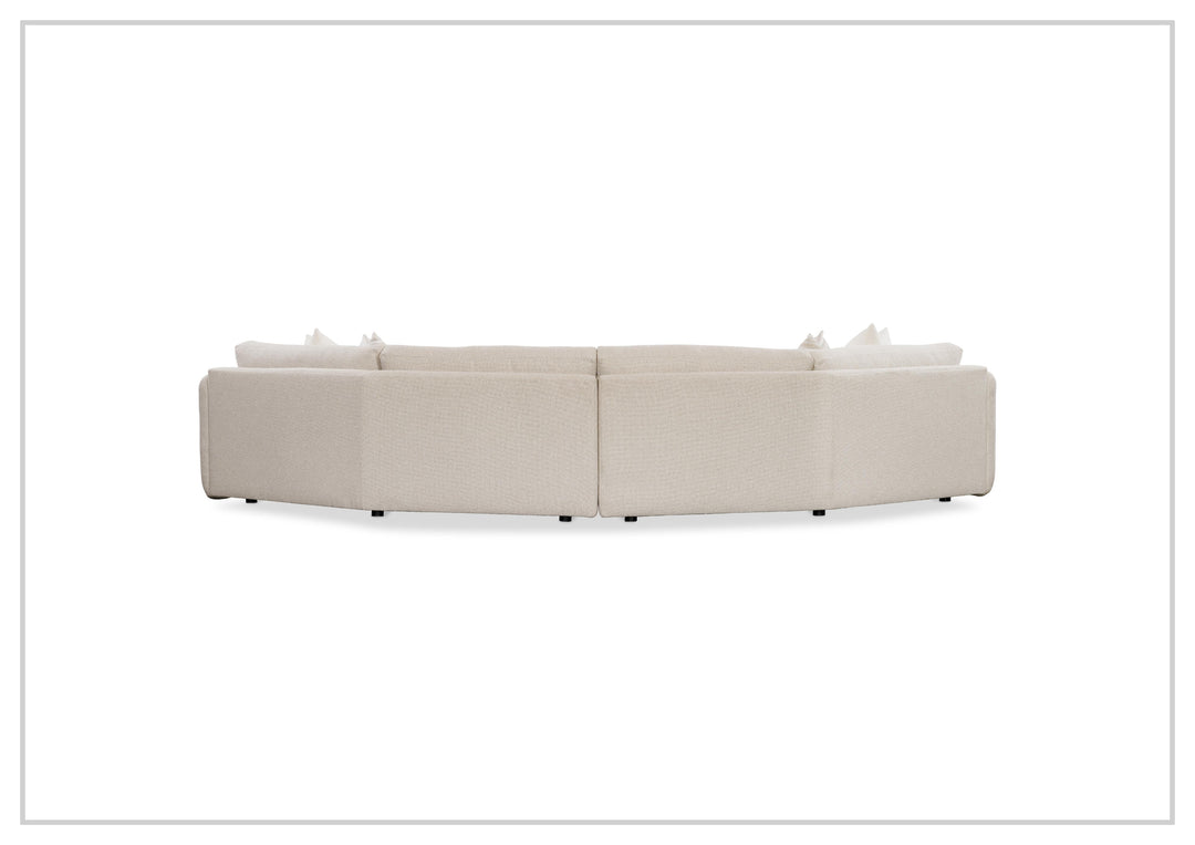 Soleil Fabric Sectional Sofa | Box Edge Pillows | Hidden Feet | Bernhardt-Jennihome