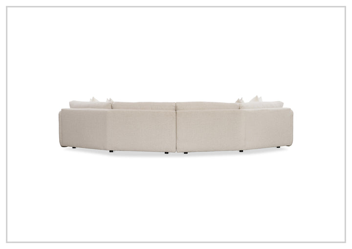 Soleil Fabric Sectional Sofa | Box Edge Pillows | Hidden Feet | Bernhardt-Jennihome