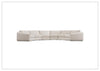 Soleil Fabric Sectional Sofa | Box Edge Pillows | Hidden Feet | Bernhardt-Jennihome