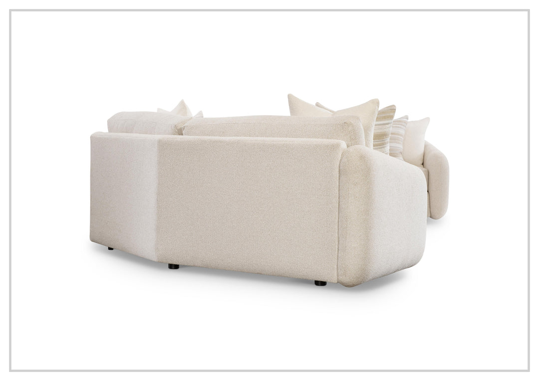 Soleil Fabric Sectional Sofa | Box Edge Pillows | Hidden Feet | Bernhardt-Jennihome