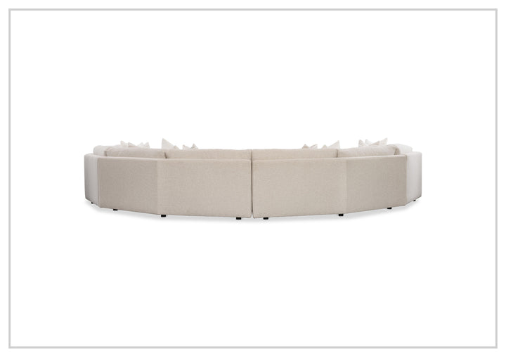 Soleil Fabric Sectional Sofa | Box Edge Pillows | Hidden Feet | Bernhardt-Jennihome