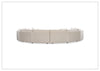 Soleil Fabric Sectional Sofa | Box Edge Pillows | Hidden Feet | Bernhardt-Jennihome