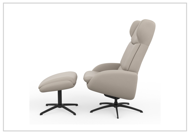 Stella Recliner Chair and Ottoman | Rocking Glide Swivel Base | Fjords