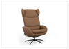 Stella Recliner Chair and Ottoman | Rocking Glide Swivel Base | Fjords