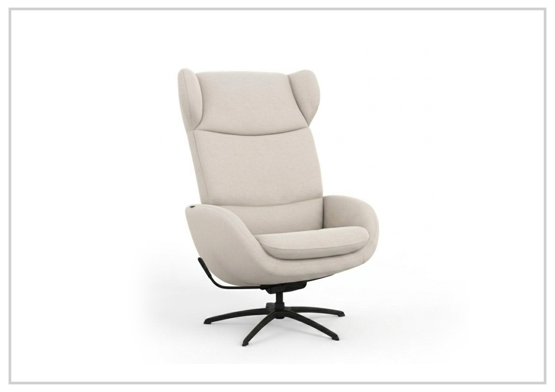 Stella Recliner Chair and Ottoman | Rocking Glide Swivel Base | Fjords