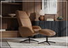Stella Recliner Chair and Ottoman | Rocking Glide Swivel Base | Fjords