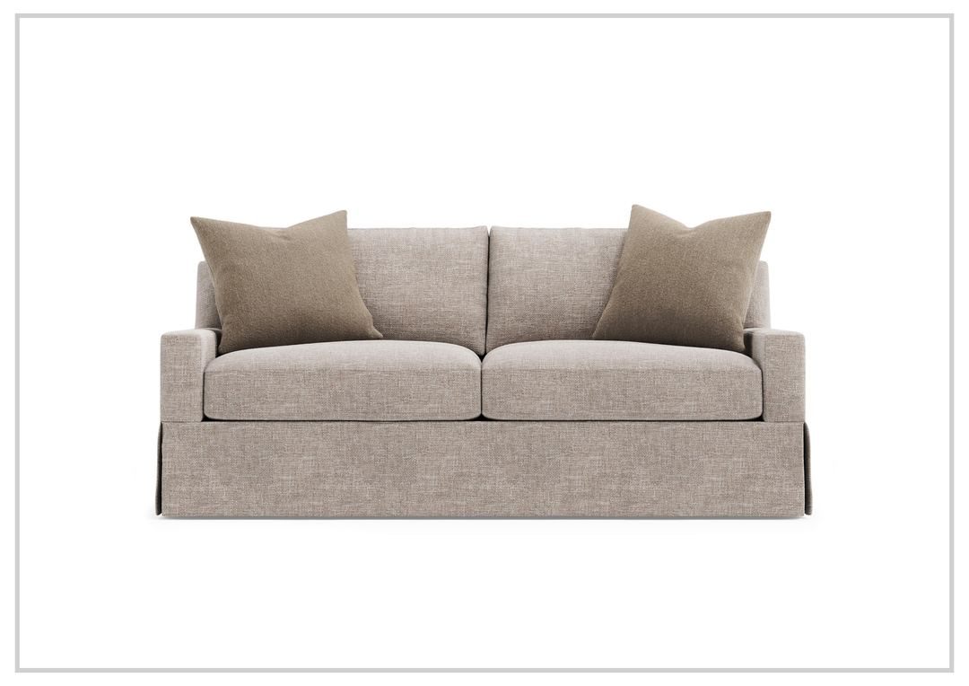 Sutton Fabric Loveseat | Low Track Arms & Box-Edge Back | Bernhardt-Jennihome