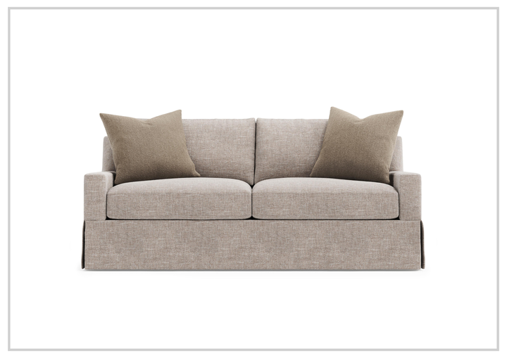 Sutton Fabric Loveseat | Low Track Arms & Box-Edge Back | Bernhardt-Jennihome