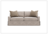 Sutton Fabric Loveseat | Low Track Arms & Box-Edge Back | Bernhardt-Jennihome
