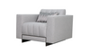 Gio Italia Talento Tufted Accent Chair with Sleek Track Arms