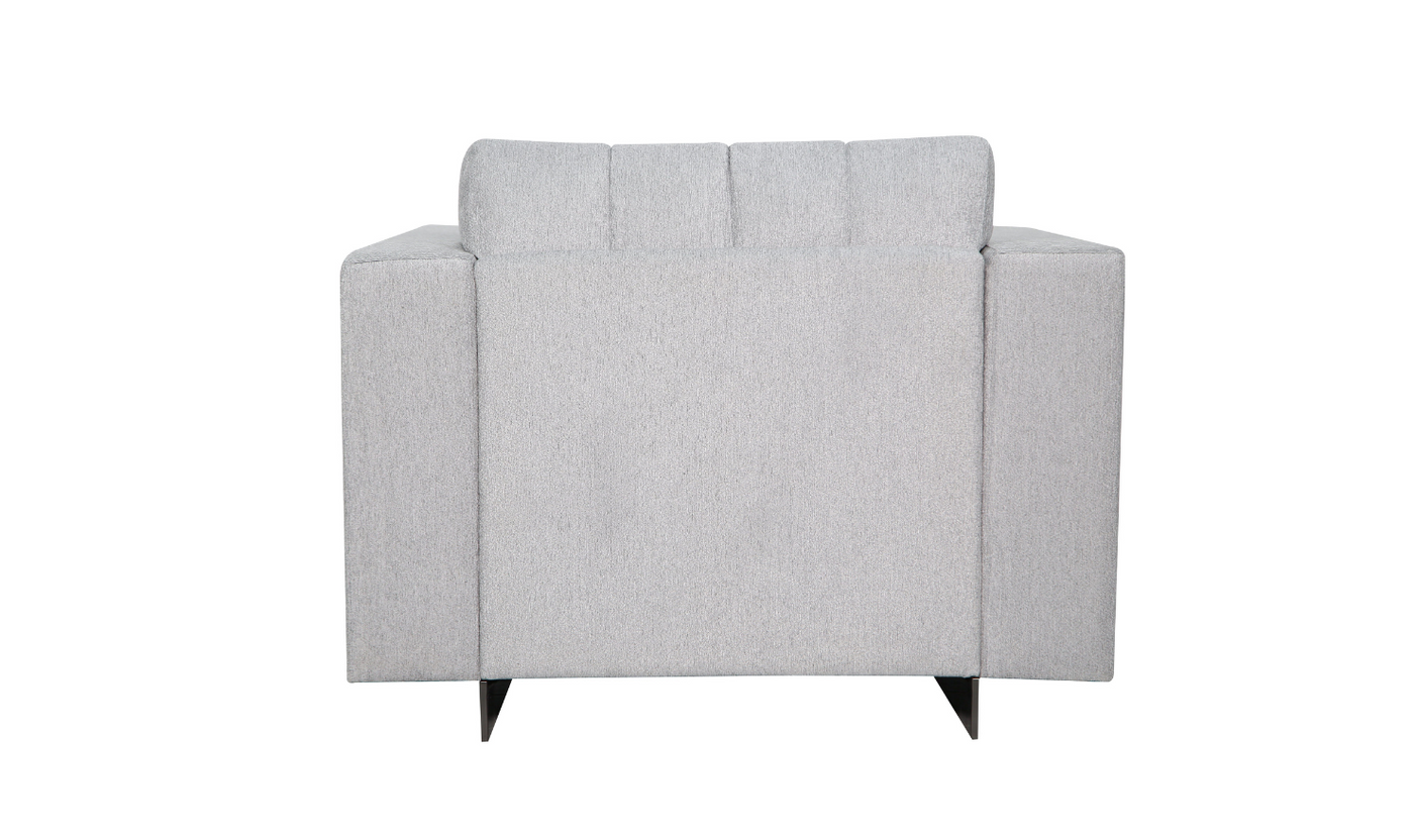 Gio Italia Talento Tufted Accent Chair with Sleek Track Arms