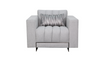 Gio Italia Talento Tufted Accent Chair with Sleek Track Arms