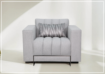 Talento Tufted Accent Chair with Sleek Track Arms- jennihome