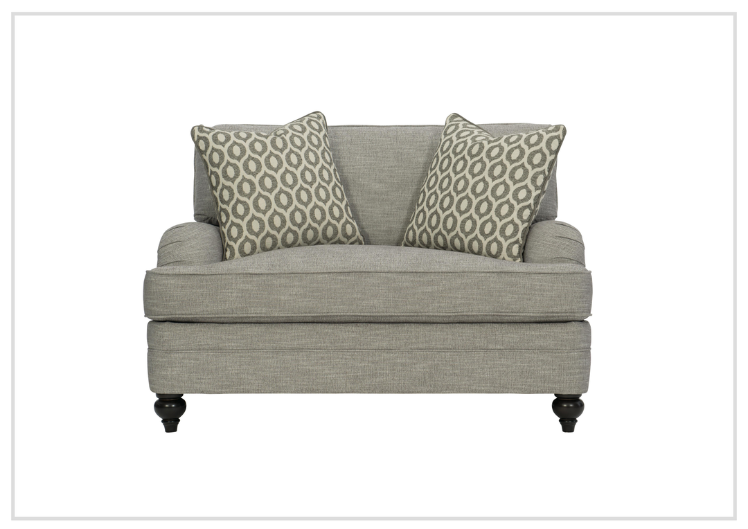 Tarleton Fabric Chair And A Half | Curved Arms | Bernhardt