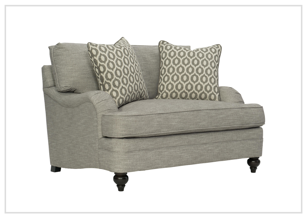Tarleton Fabric Chair And A Half | Curved Arms | Bernhardt