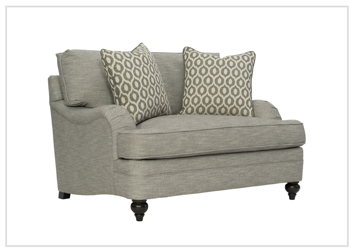Tarleton Fabric Chair And A Half | Curved Arms | Bernhardt