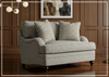 Tarleton Fabric Chair And A Half | Curved Arms | Bernhardt