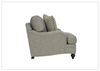 Tarleton Fabric Chair And A Half | Curved Arms | Bernhardt