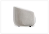 Devon White Fabric Sofa | Padded Track Arm | Bench Cushion | Bernhardt