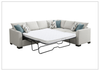 Tess 3-Piece Queen Sleeper Sectional | Track Arms | Gio Italia - Jennihome