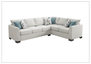 Tess 3-Piece Queen Sleeper Sectional | Track Arms | Gio Italia
