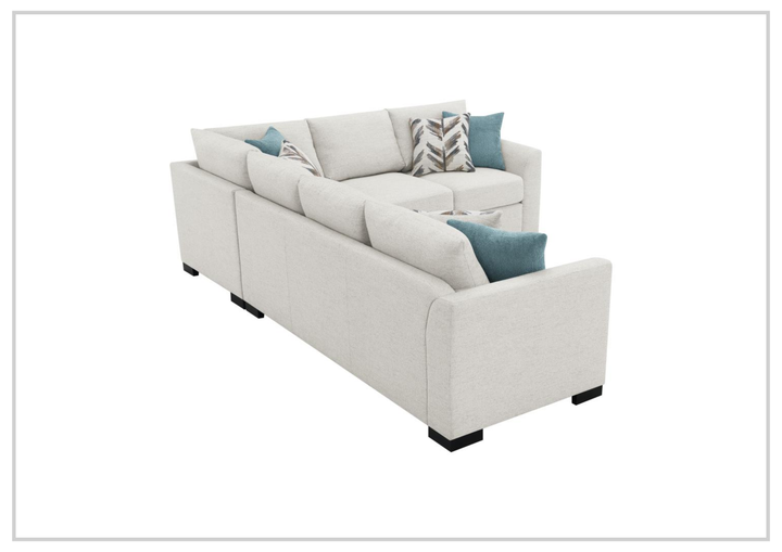 Tess 3-Piece Queen Sleeper Sectional | Track Arms | Gio Italia - Jennihome