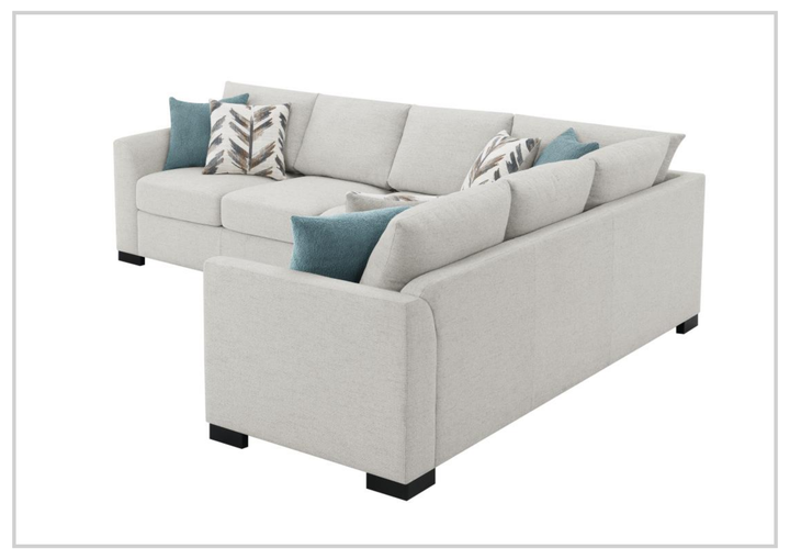 Tess 3-Piece Queen Sleeper Sectional | Track Arms | Gio Italia - Jennihome