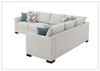 Tess 3-Piece Queen Sleeper Sectional | Track Arms | Gio Italia - Jennihome