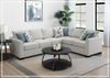 Tess 3-Piece Queen Sleeper Sectional | Track Arms | Gio Italia - Jennihome