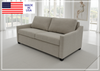 Klaussner Perrin Fabric Sleeper Sofa with Premium High-Resiliency Foam Support