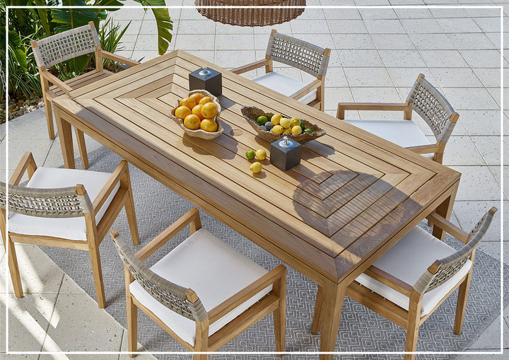 Coastal Living Chesapeake Outdoor Dining Table-Jennihome