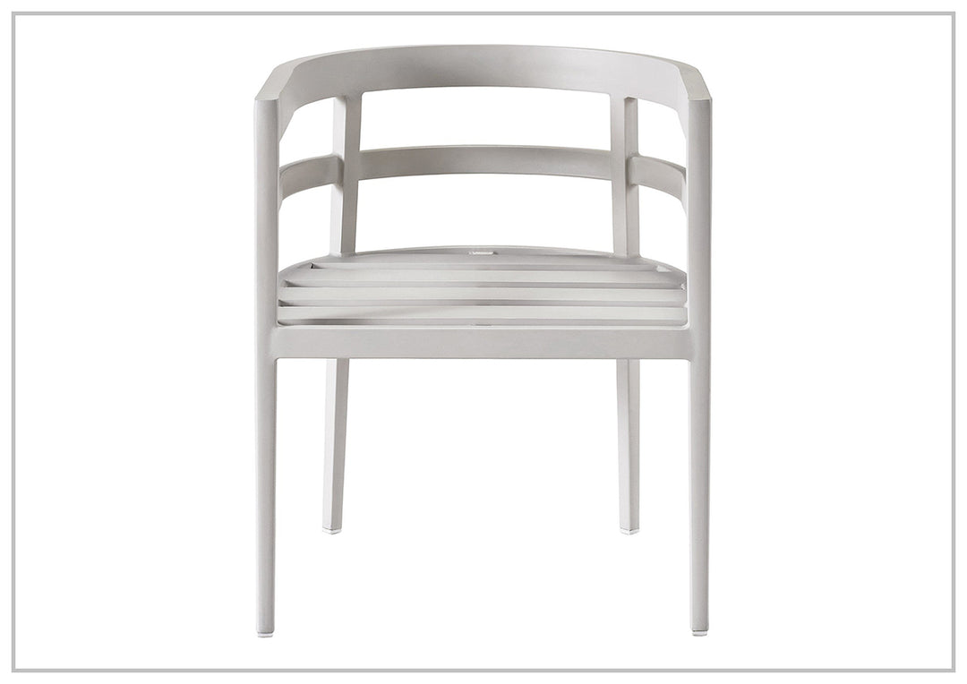 Coastal Living South Beach Outdoor Gray Dining Chair-Jennihome