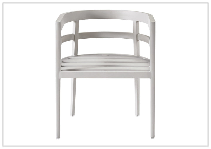 Coastal Living South Beach Outdoor Gray Dining Chair-Jennihome