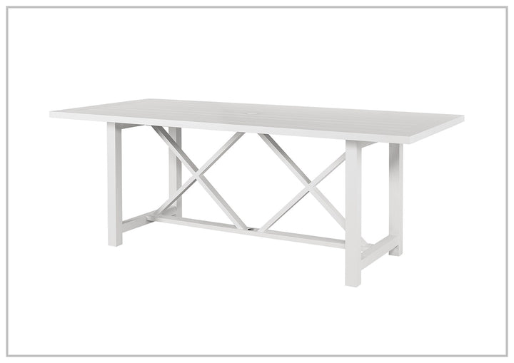 Coastal Living Tybee Outdoor Rectangle 6 Seats Dining Table-Jennihome