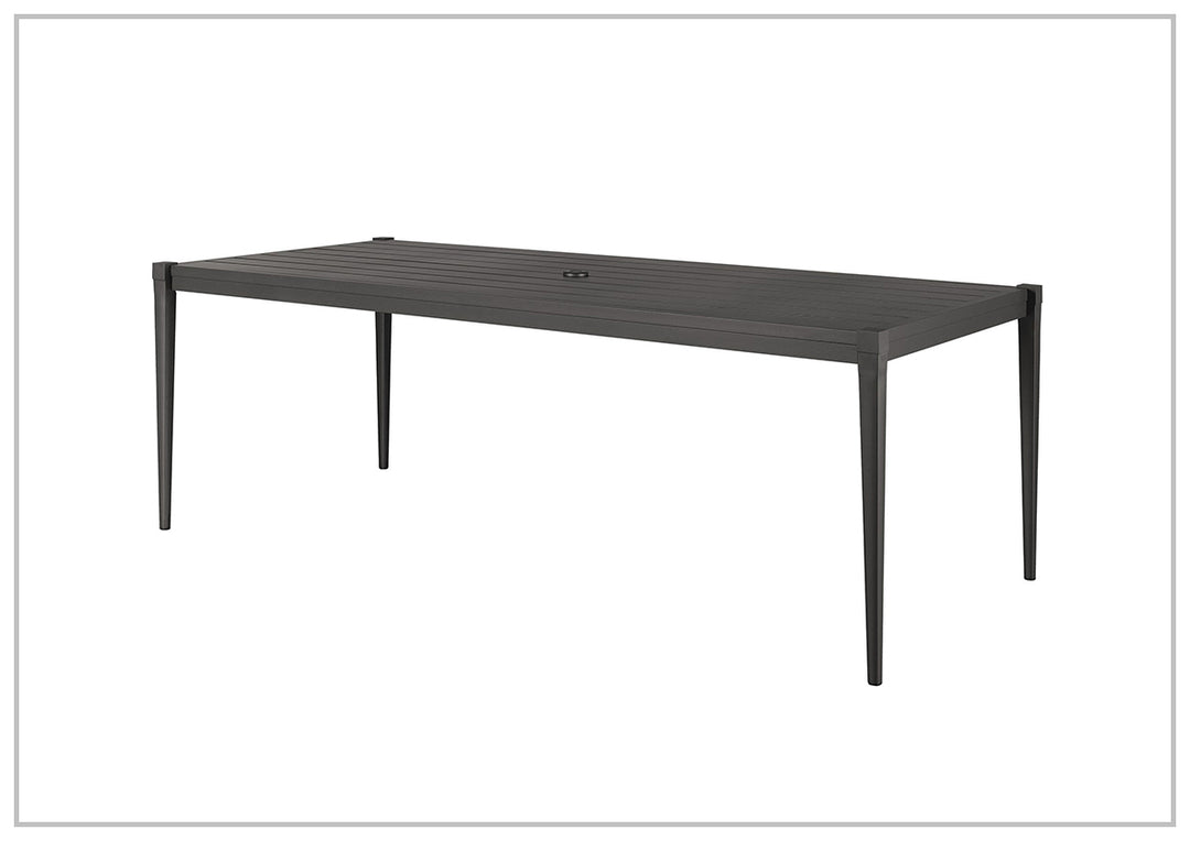 Seneca Outdoor Concrete Rectangular Dining Table-Jennihome