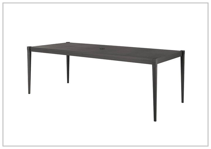 Seneca Outdoor Concrete Rectangular Dining Table-Jennihome