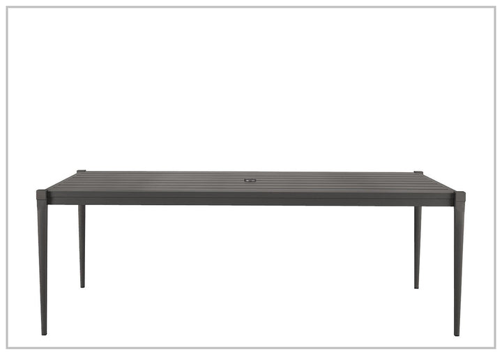 Seneca Outdoor Concrete Rectangular Dining Table-Jennihome