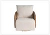 Universal Furniture Enzo Fabric Beige Swivel Chair-Jenni Home