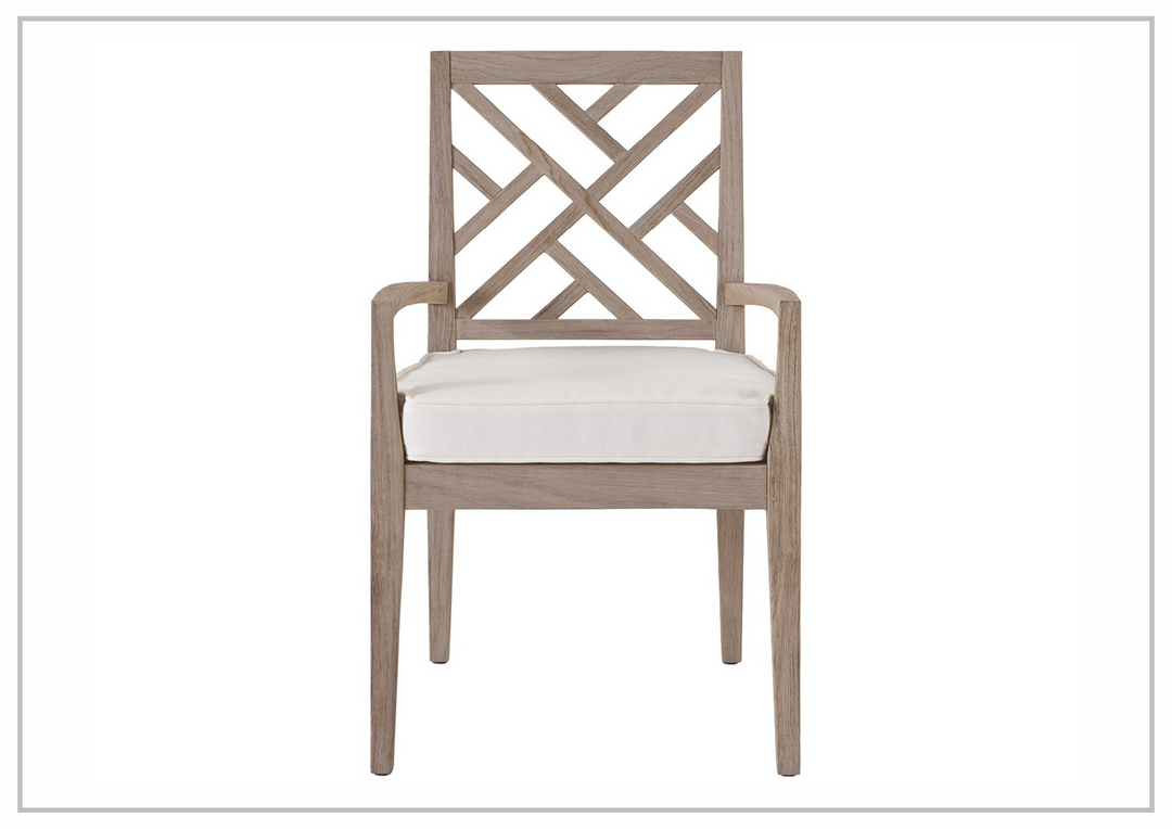 Gio Italia Coastal Living La Jolla Outdoor Grade-A Teak Wood Arm Chair