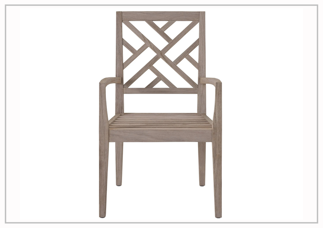 Gio Italia Coastal Living La Jolla Outdoor Grade-A Teak Wood Arm Chair