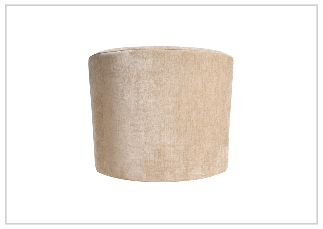 Universal Furniture Dylan Fabric Swivel Accent Chair in Beige-Jenni Home