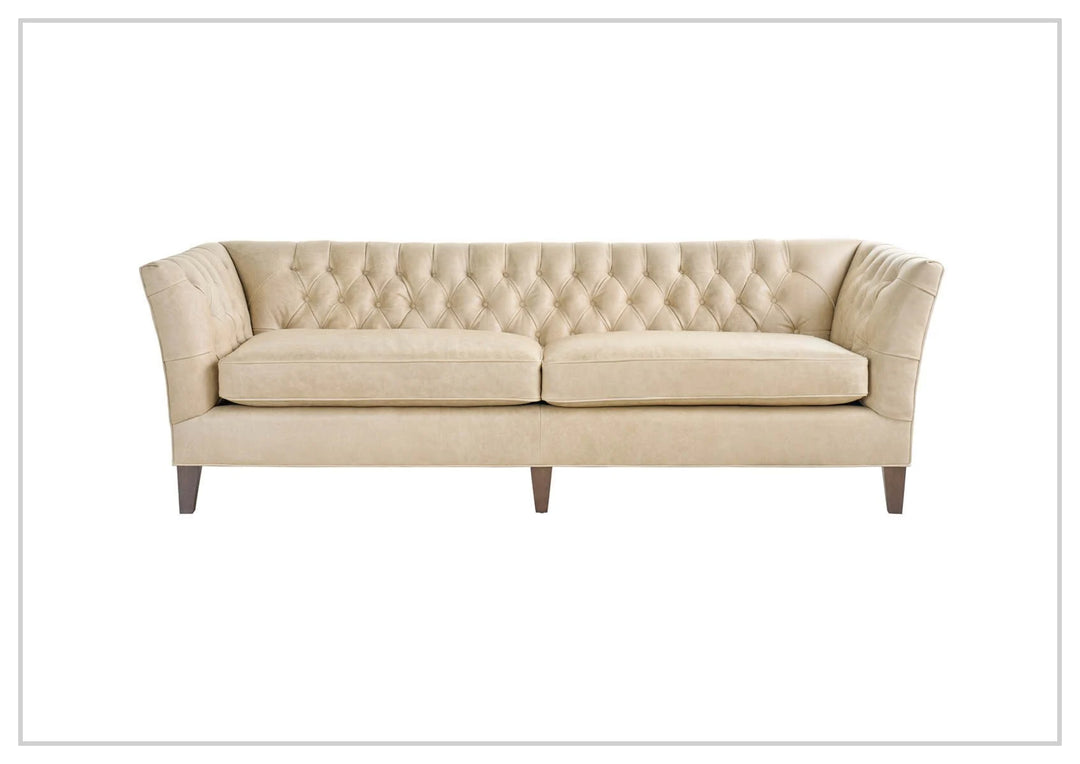 Universal Furniture Duncan 2-Seater Sofa in Beige Leather